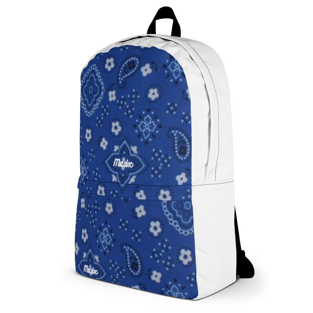 Madx Blue With White Backpack